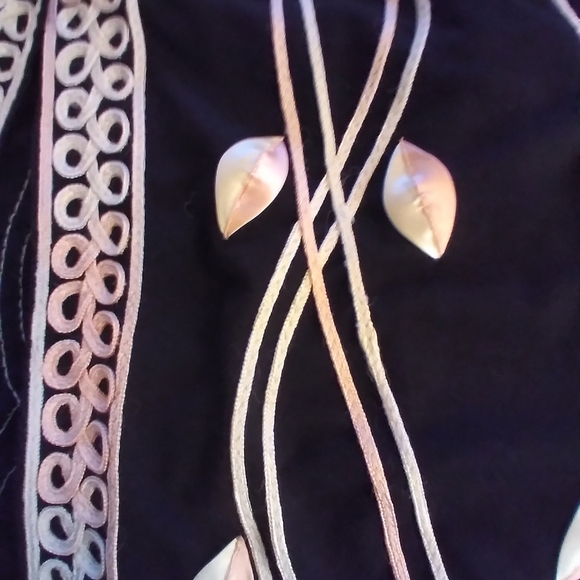 Lauren Michell Black With Design Cardiga Jacket Size 1x Party Formal Fairy - Picture 9 of 9